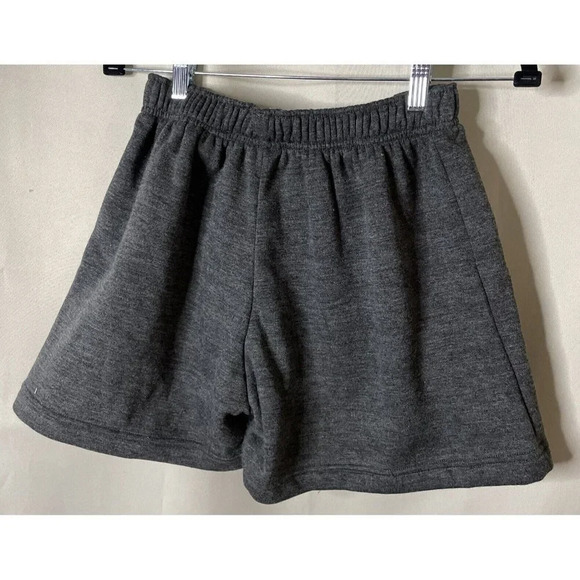 Modern Lux Women’s Size XS Lucky Clover Graphic Sweat Short Charcoal Grey NEW - Picture 2 of 5